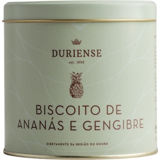 Biscoitos de Ananás e Gengibre lata 150 g - Duriense