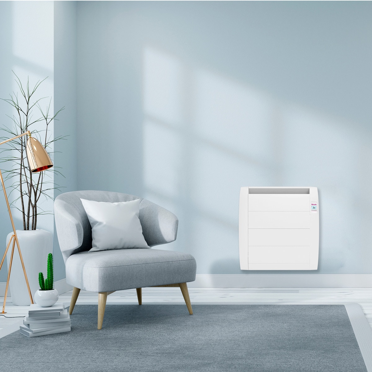 Emisor térmico seco Fácula LO900AD Programable Blanco-4