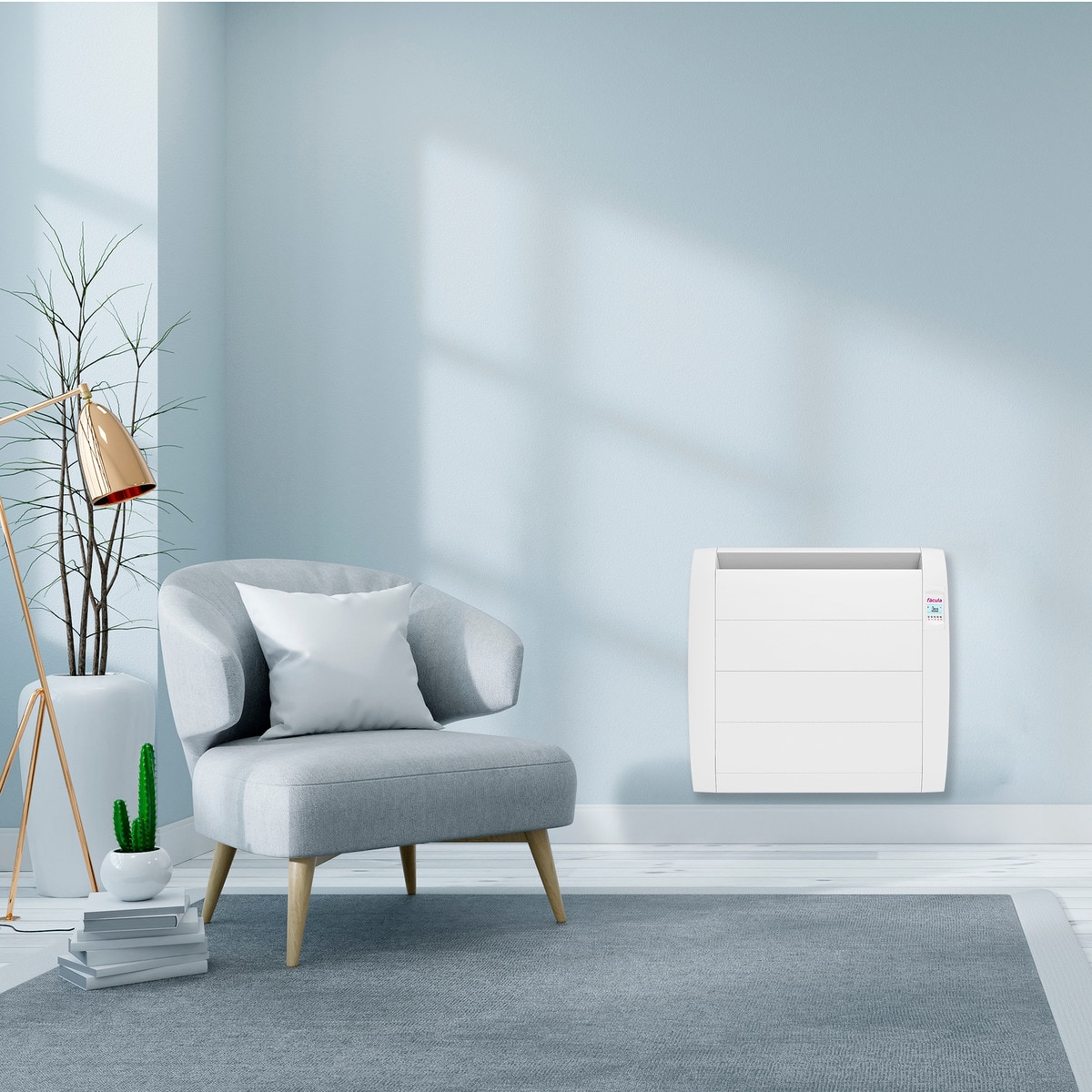 Emisor térmico seco Fácula L1200AD Programable Blanco-4