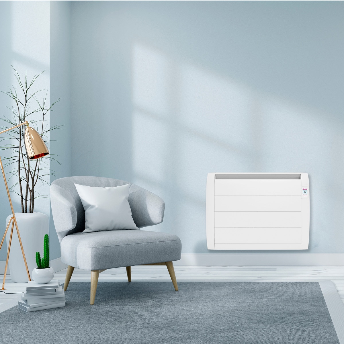 Emisor térmico seco Fácula L1500AD Programable Blanco-4
