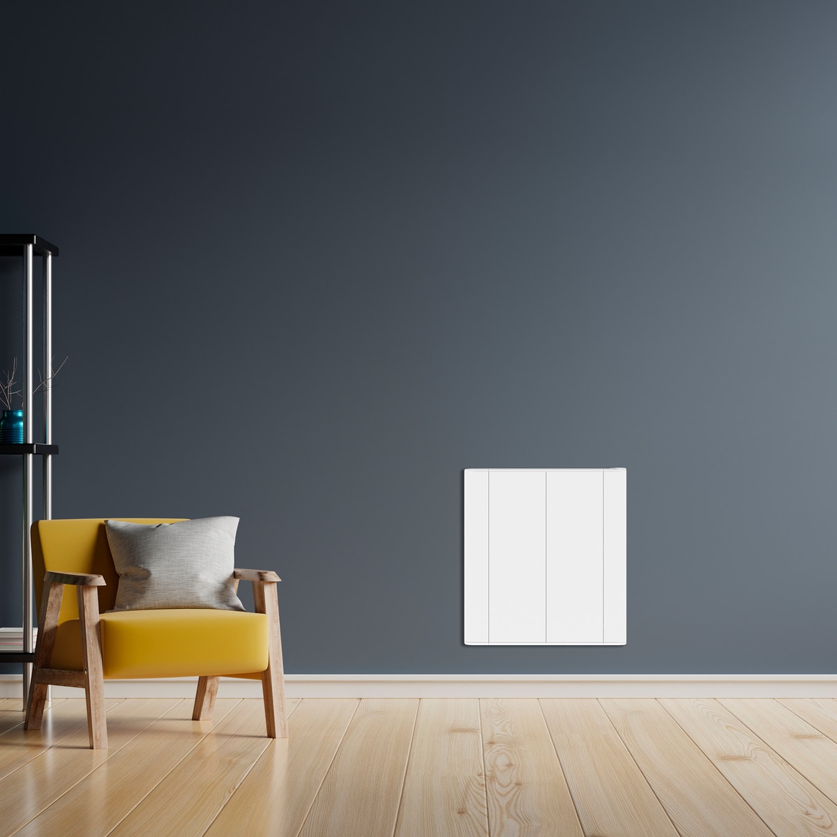 Emisor térmico seco Fácula S0600 con termostato programable Blanco-4