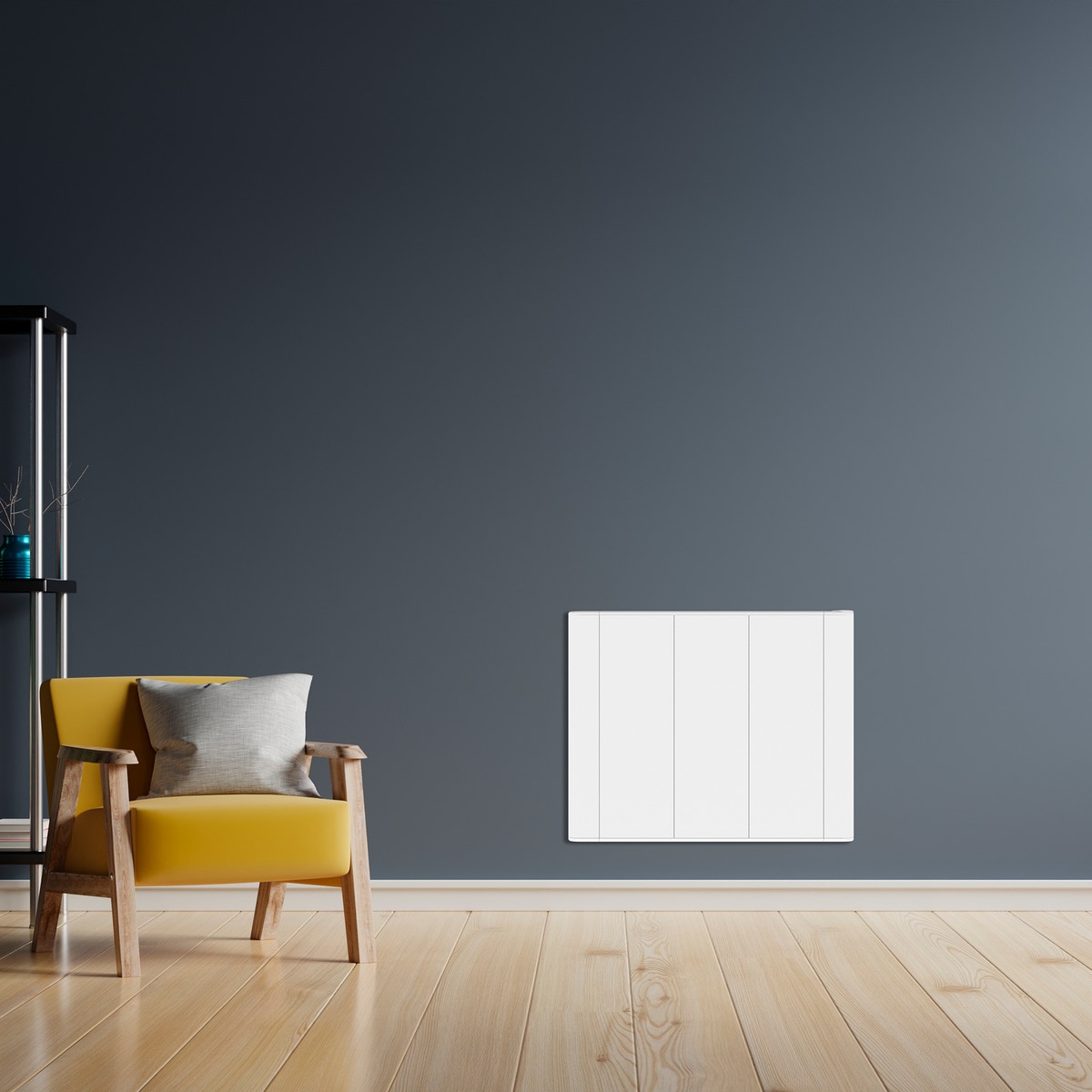 Emisor térmico seco Fácula S0900 con termostato programable Blanco-4