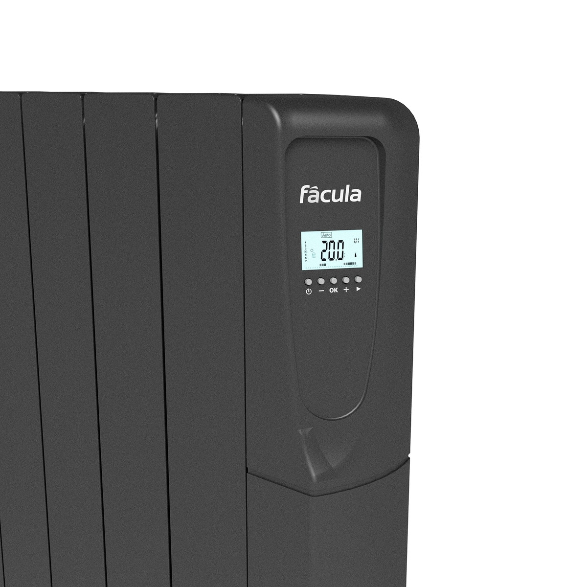 Emisor térmico fluido Fácula Z0500GRAF con 3 elementos Grafito-3