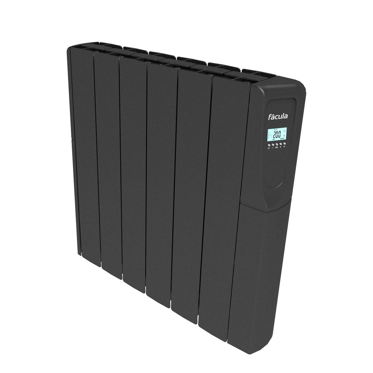 Emisor térmico fluido Fácula Z1000GRAF con 6 elementos Grafito-2