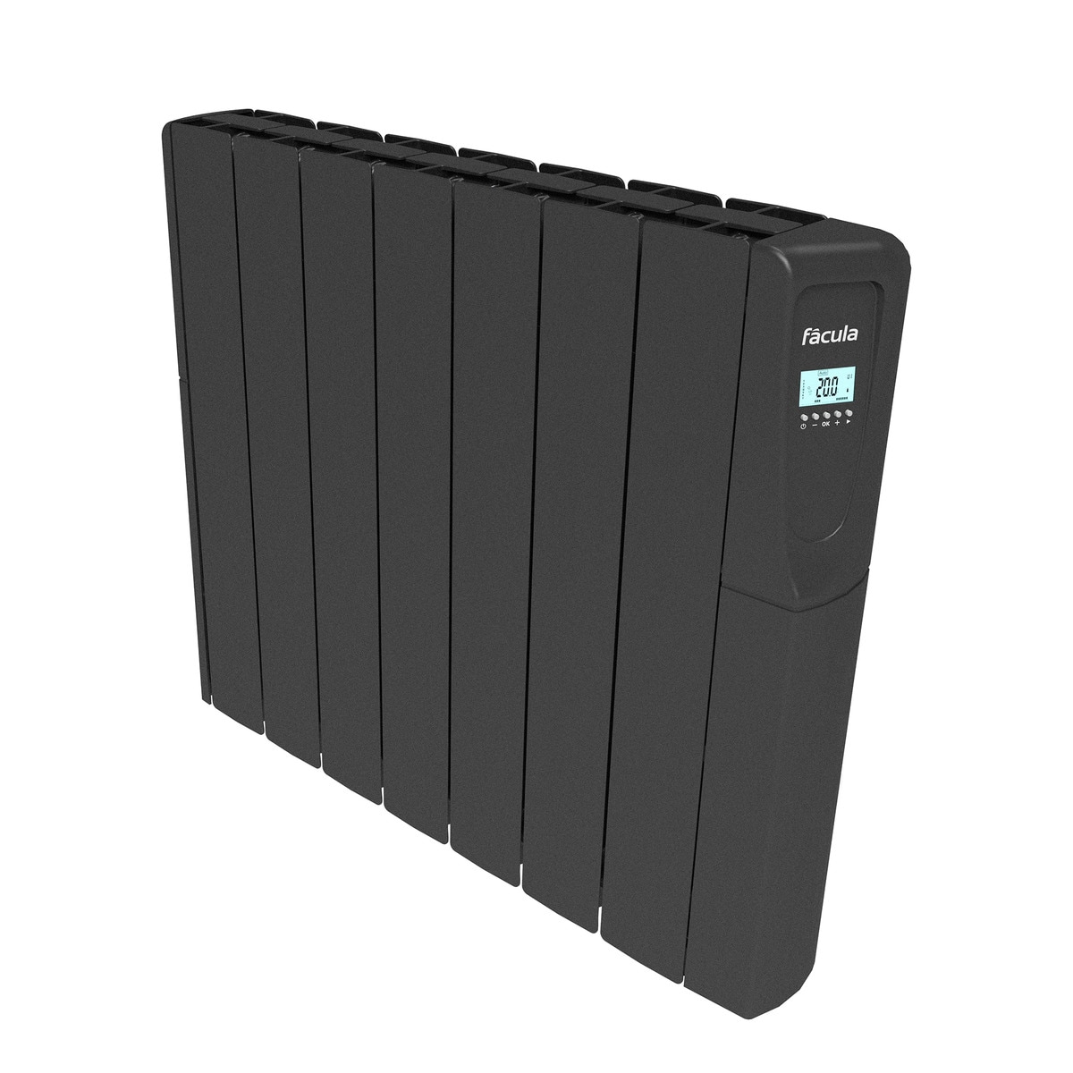 Emisor térmico fluido Fácula Z1200GRAF con 7 elementos Grafito-2