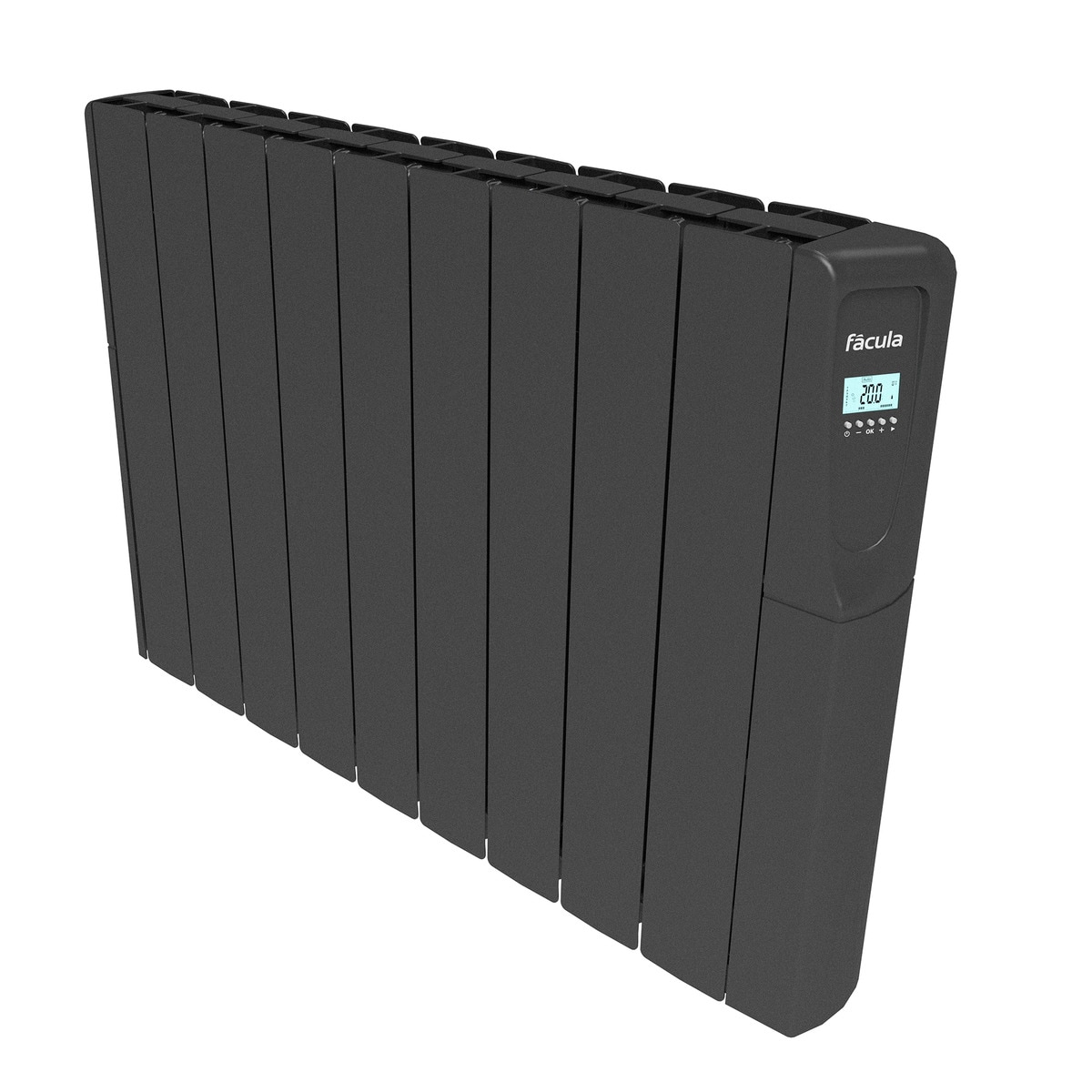 Emisor térmico fluido Fácula Z1500GRAF con 9 elementos Grafito-2