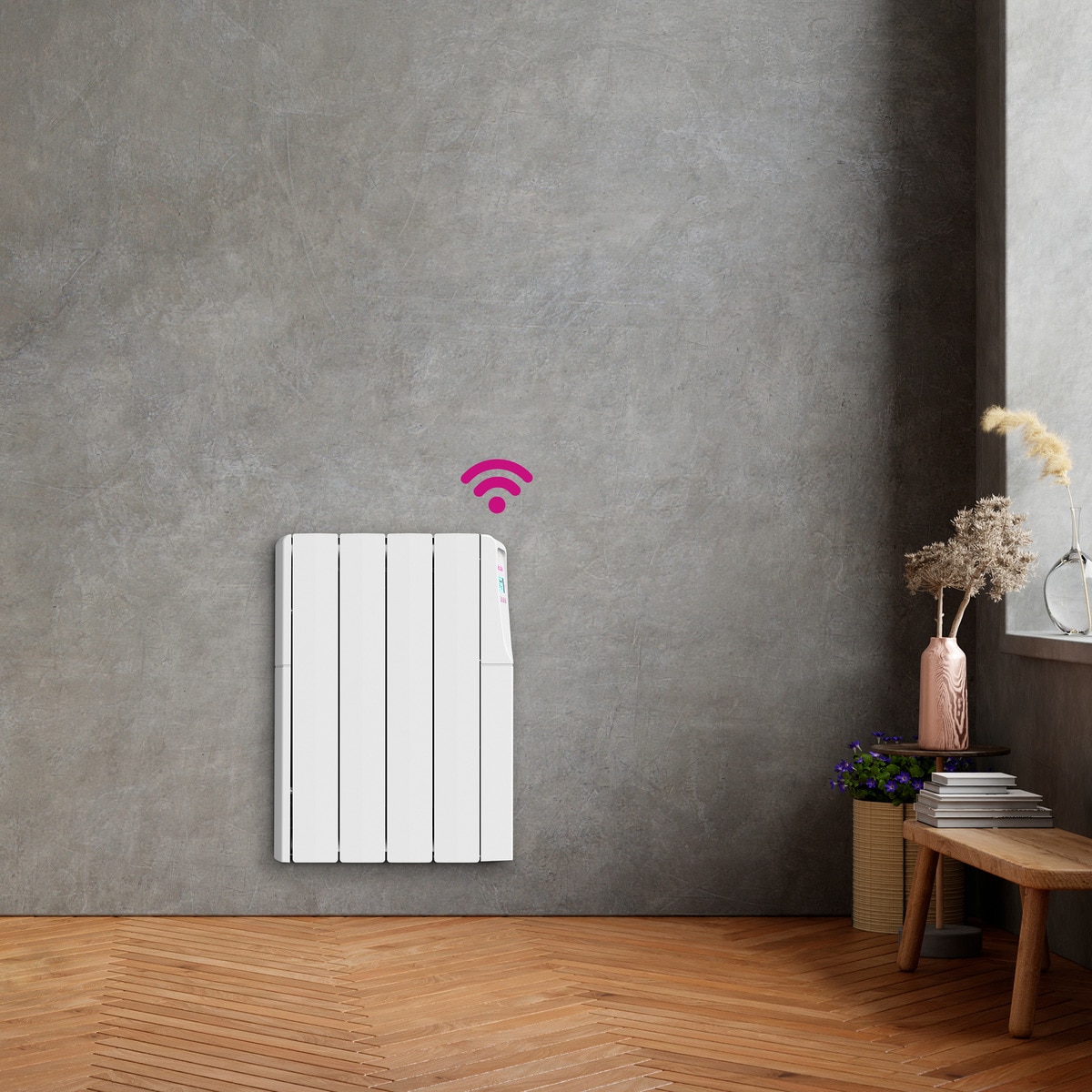 Emisor térmico fluido Fácula ZW0750 Wireless con 4 elementos Blanco-4