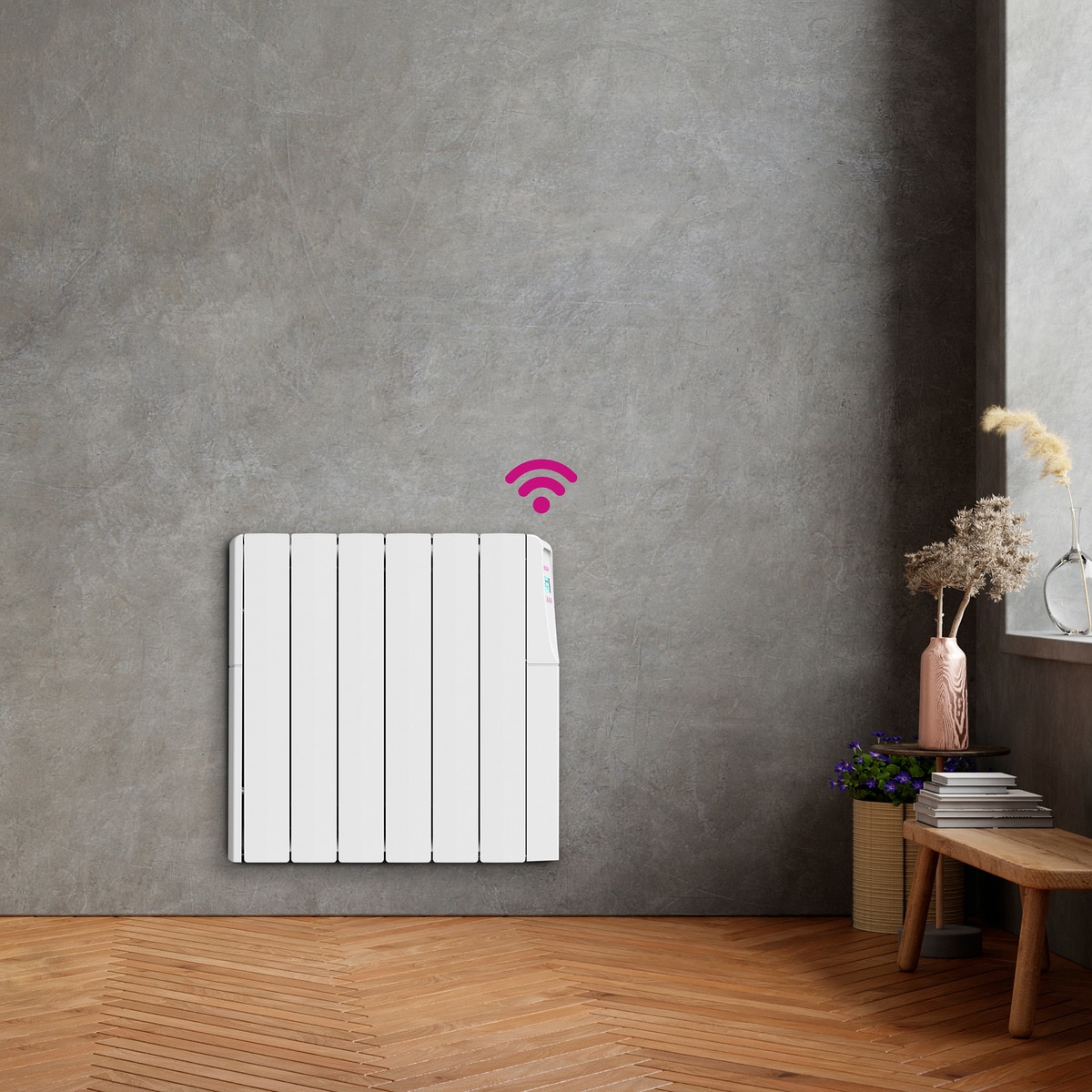 Emisor térmico fluido Fácula ZW1000 Wireless con 6 elementos Blanco-4