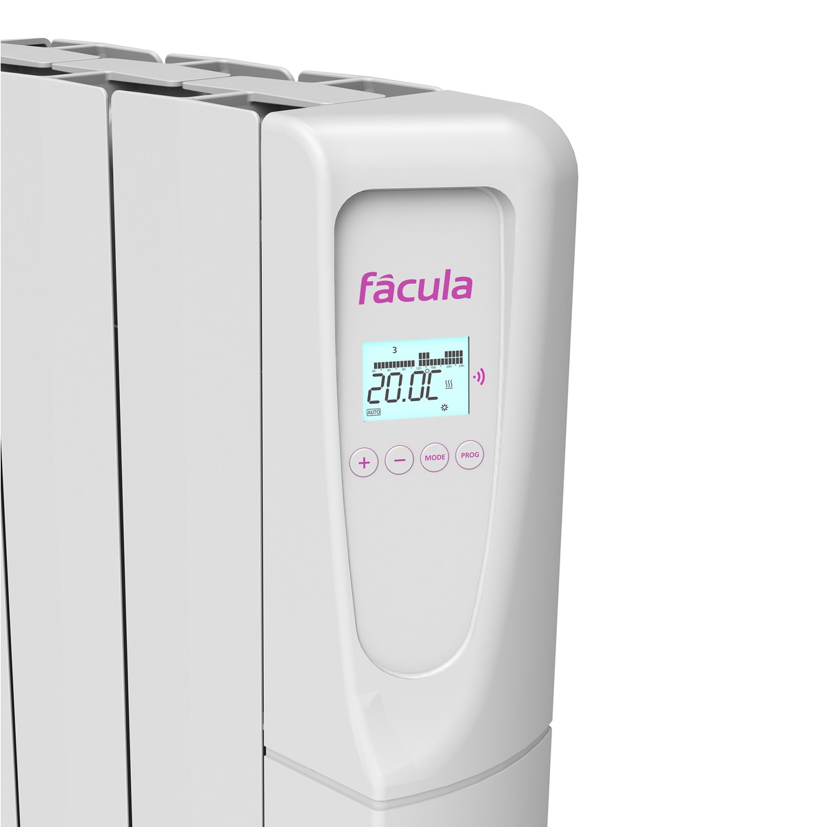 Emisor térmico fluido Fácula ZW1000 Wireless con 6 elementos Blanco-3