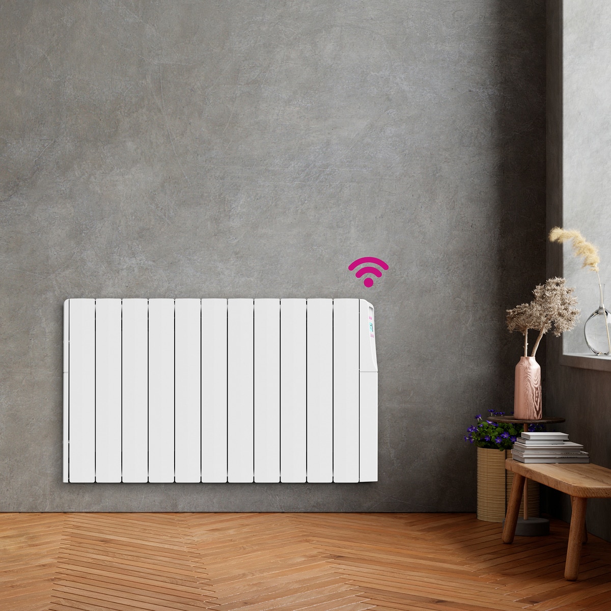 Emisor térmico fluido Fácula ZW1800 Wireless con 11 elementos Blanco-4