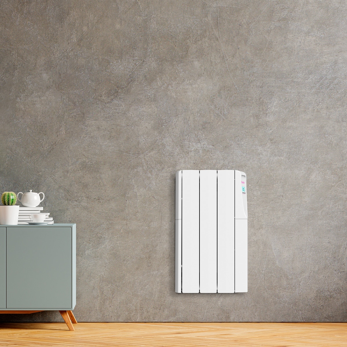 Emisor térmico fluido Fácula Z0500AD con 3 elementos Blanco-4