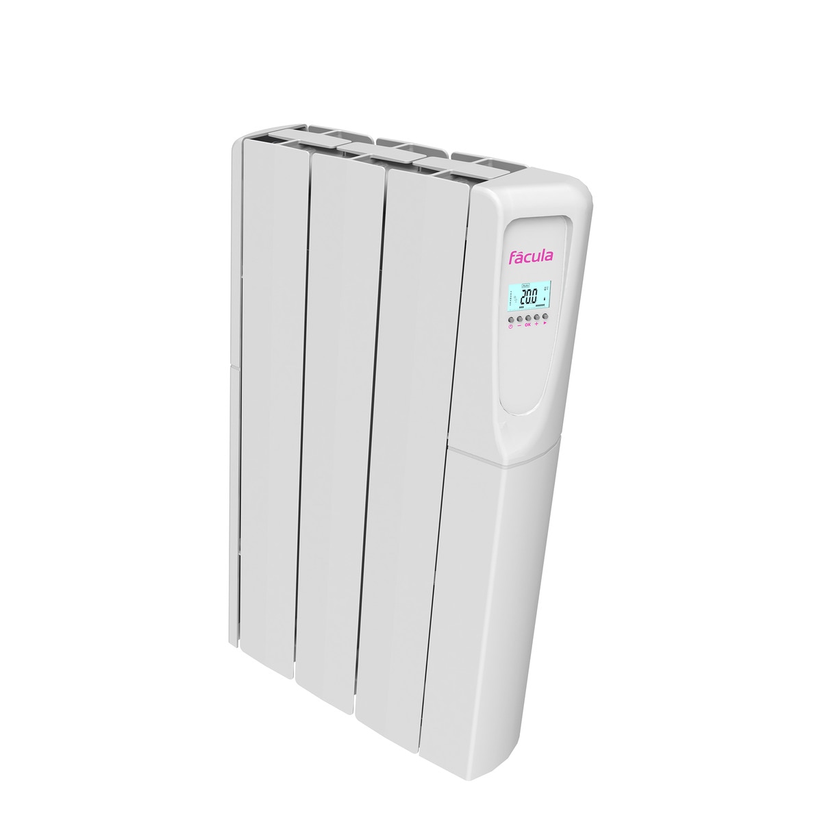 Emisor térmico fluido Fácula Z0500AD con 3 elementos Blanco-2