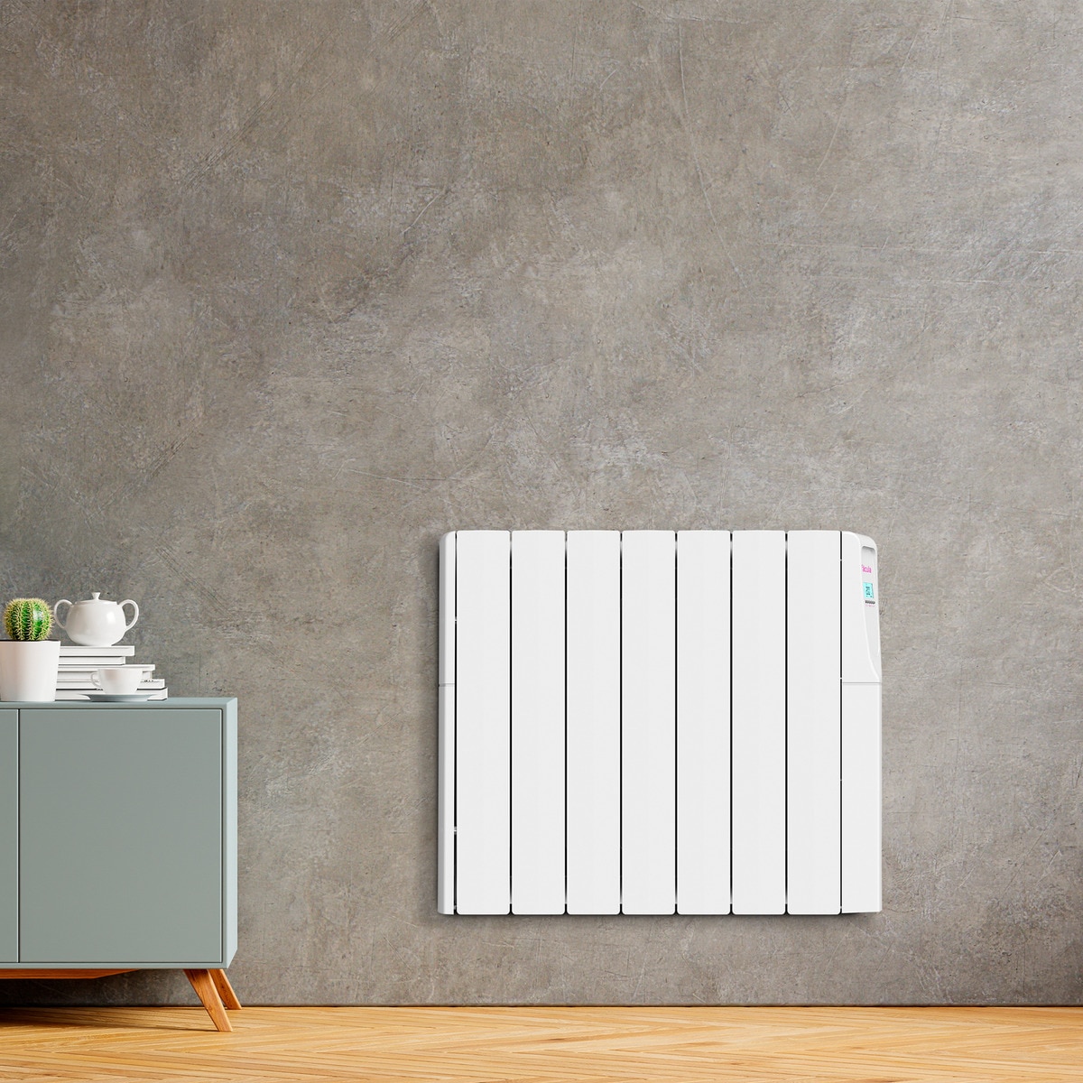 Emisor térmico fluido Fácula Z1200AD con 7 elementos Blanco-4