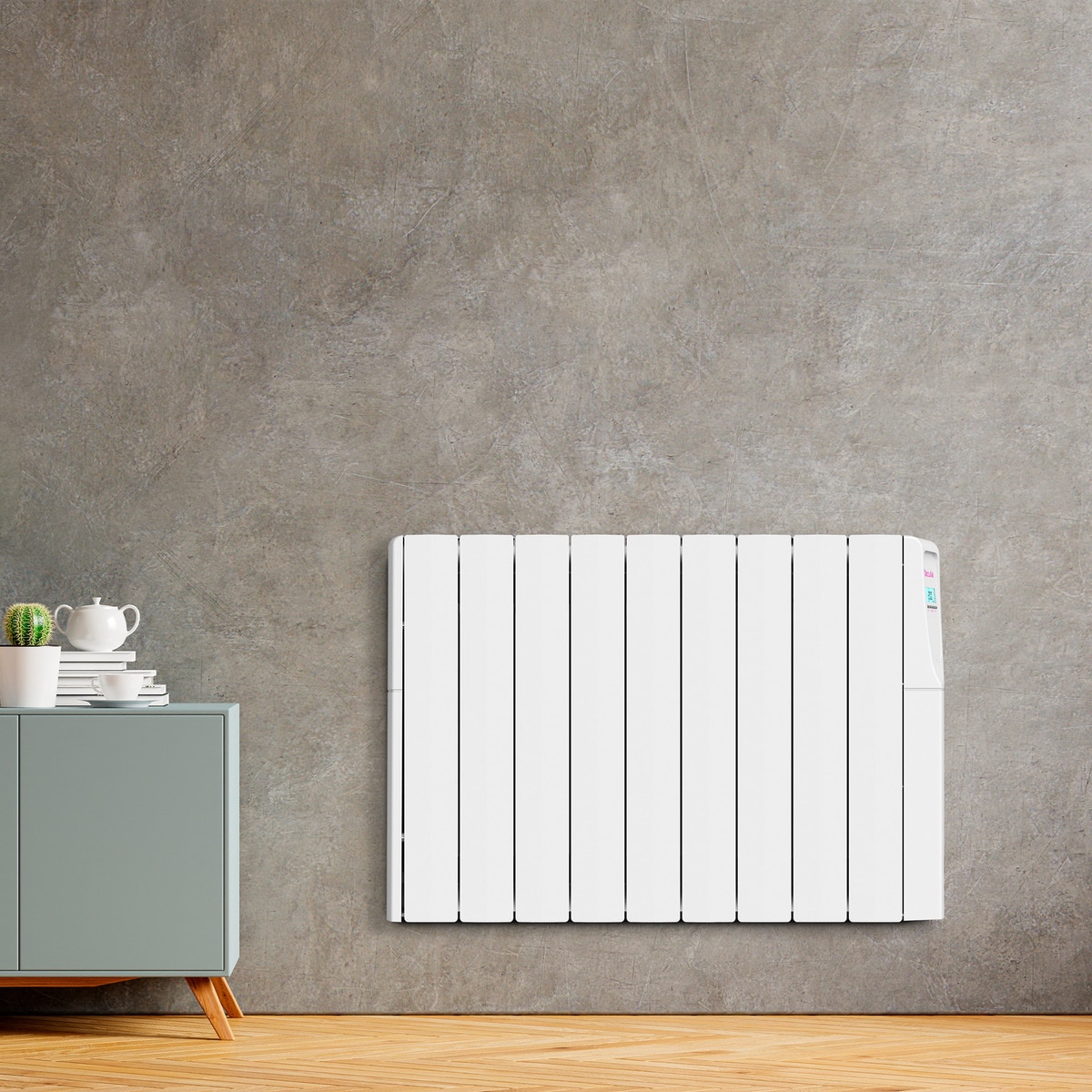 Emisor térmico fluido Fácula Z1500AD con 9 elementos Blanco-4