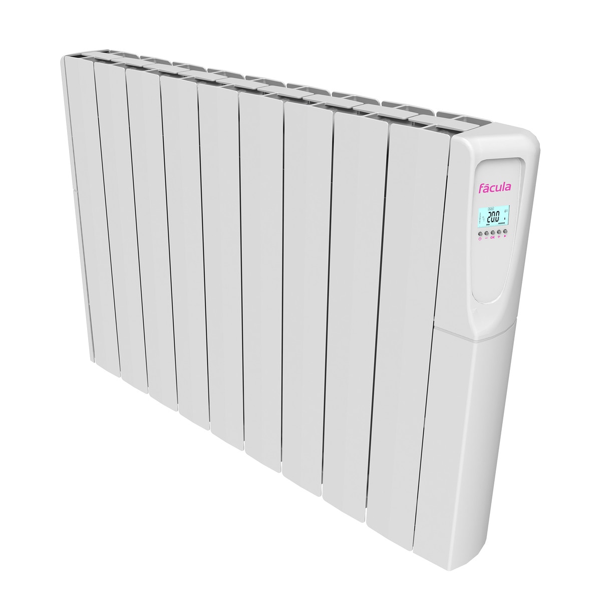 Emisor térmico fluido Fácula Z1500AD con 9 elementos Blanco-2