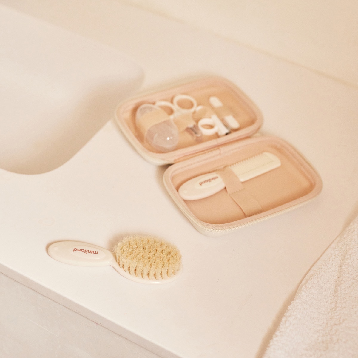 Conjunto Higiene BabyKit Creme-4