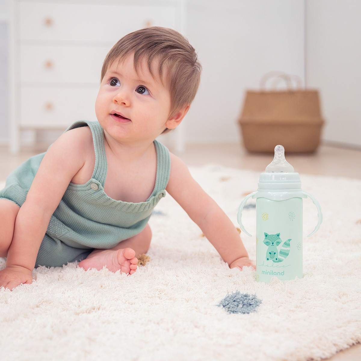 Botella térmica con tetina Miniland thermobaby colec. Dolce Celeste-6