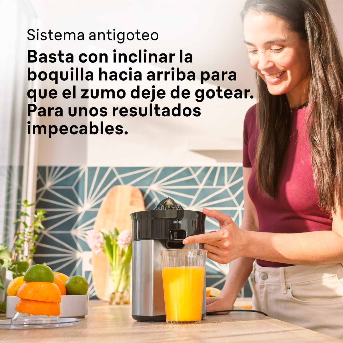 Expremedor Braun CitrusQuick 5 com Sistema Antigotas Preto-4