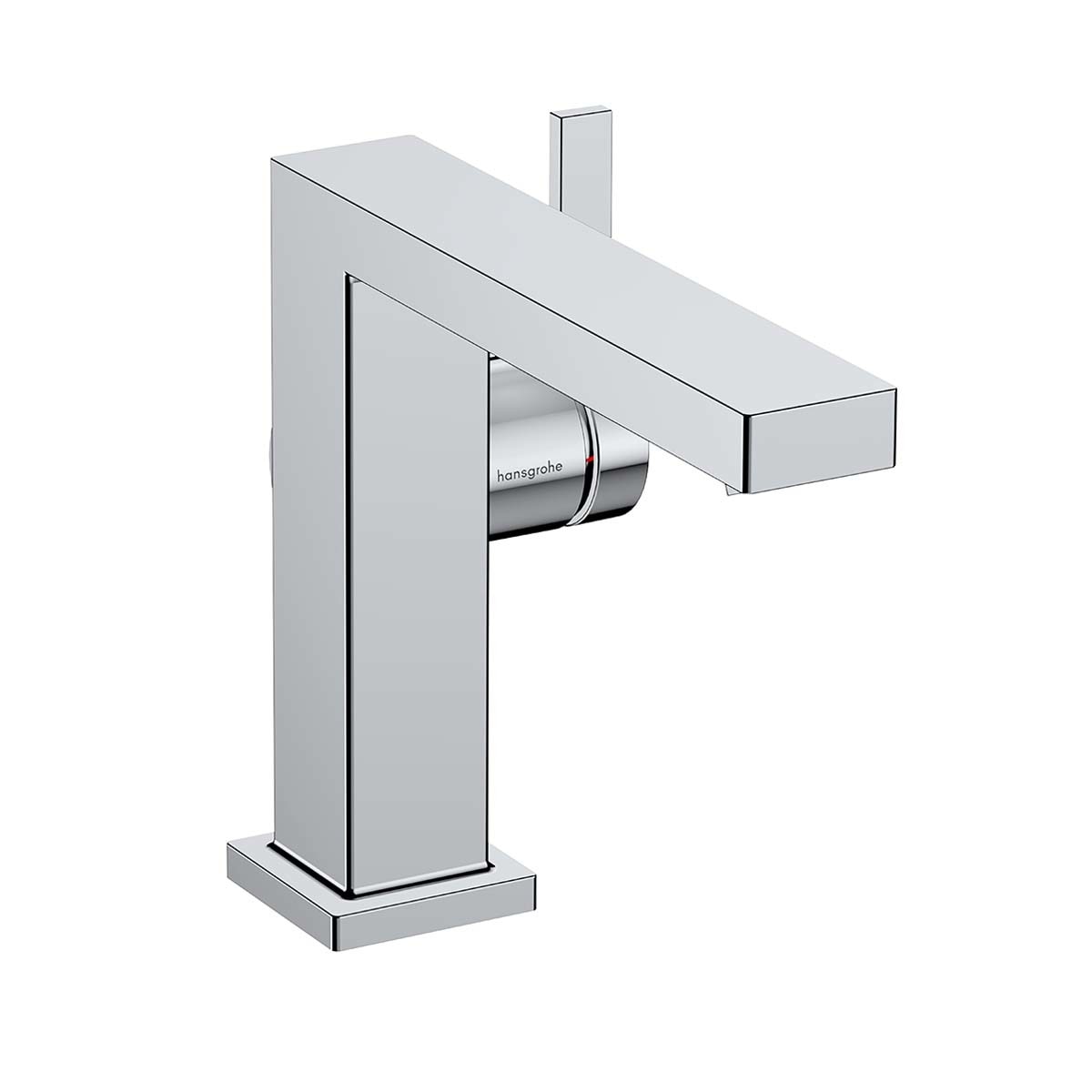 Grifo monomando para lavabo con vaciador push open y CoolStart Tecturis E Fine 110 Hansgrohe Cromo-1