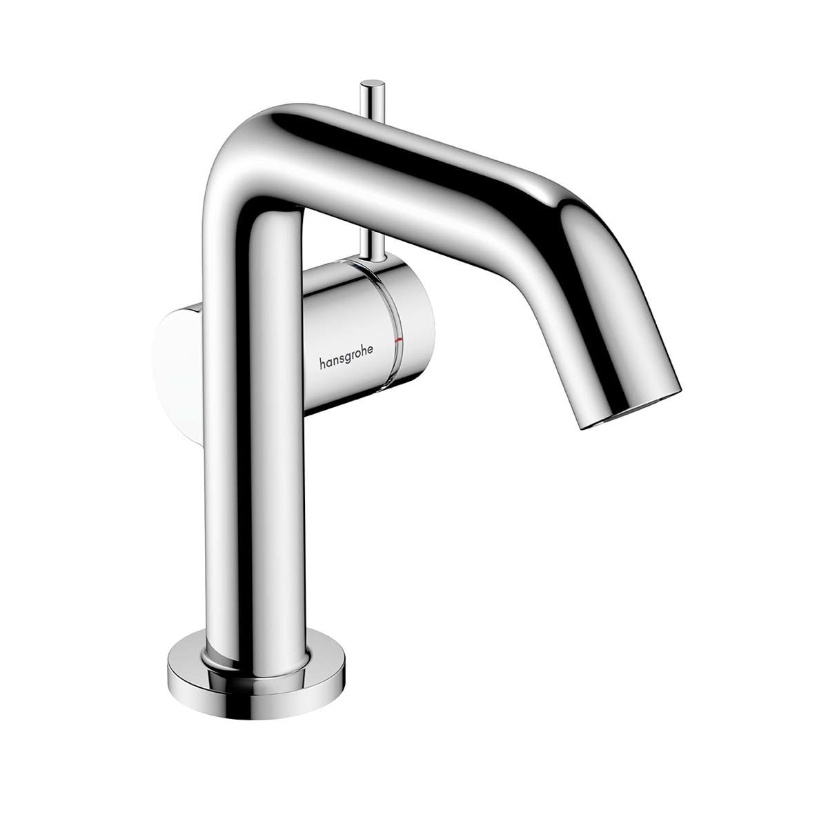 Grifo monomando para lavabo con vaciador push open y CoolSmart Tecturis S Fine 110 Hansgrohe Cromo-1