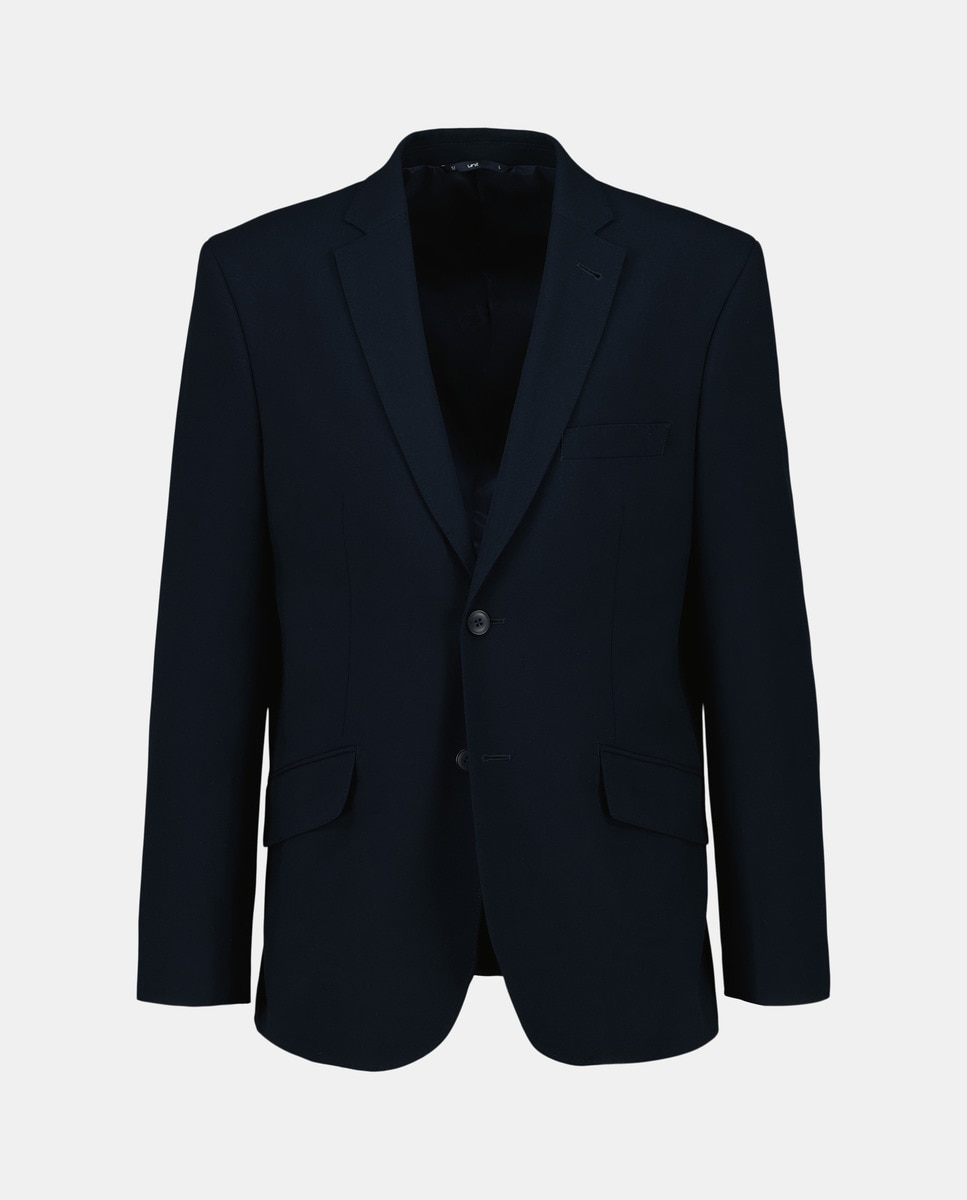 Chaqueta de traje básica de hombre Classic Fit Azul marino-4