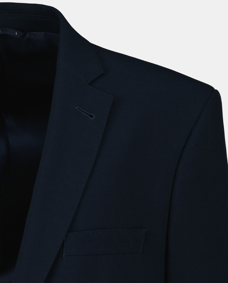 Chaqueta de traje básica de hombre Classic Fit Azul marino-5