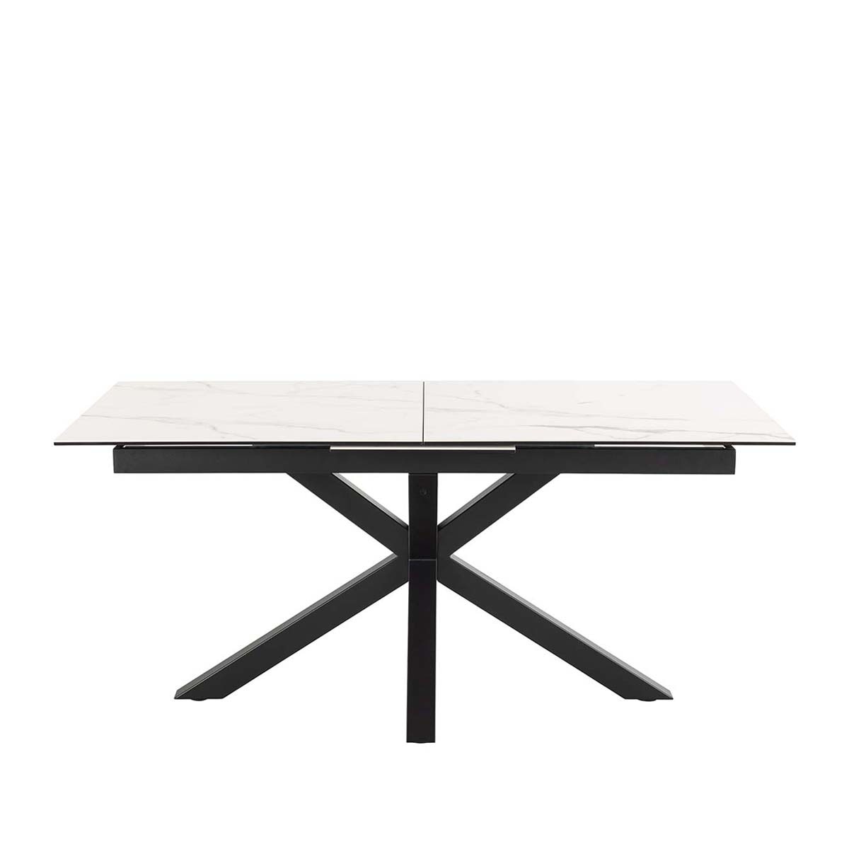 Mesa de Refeições Extensível de Cerâmica Heaven Branco-2