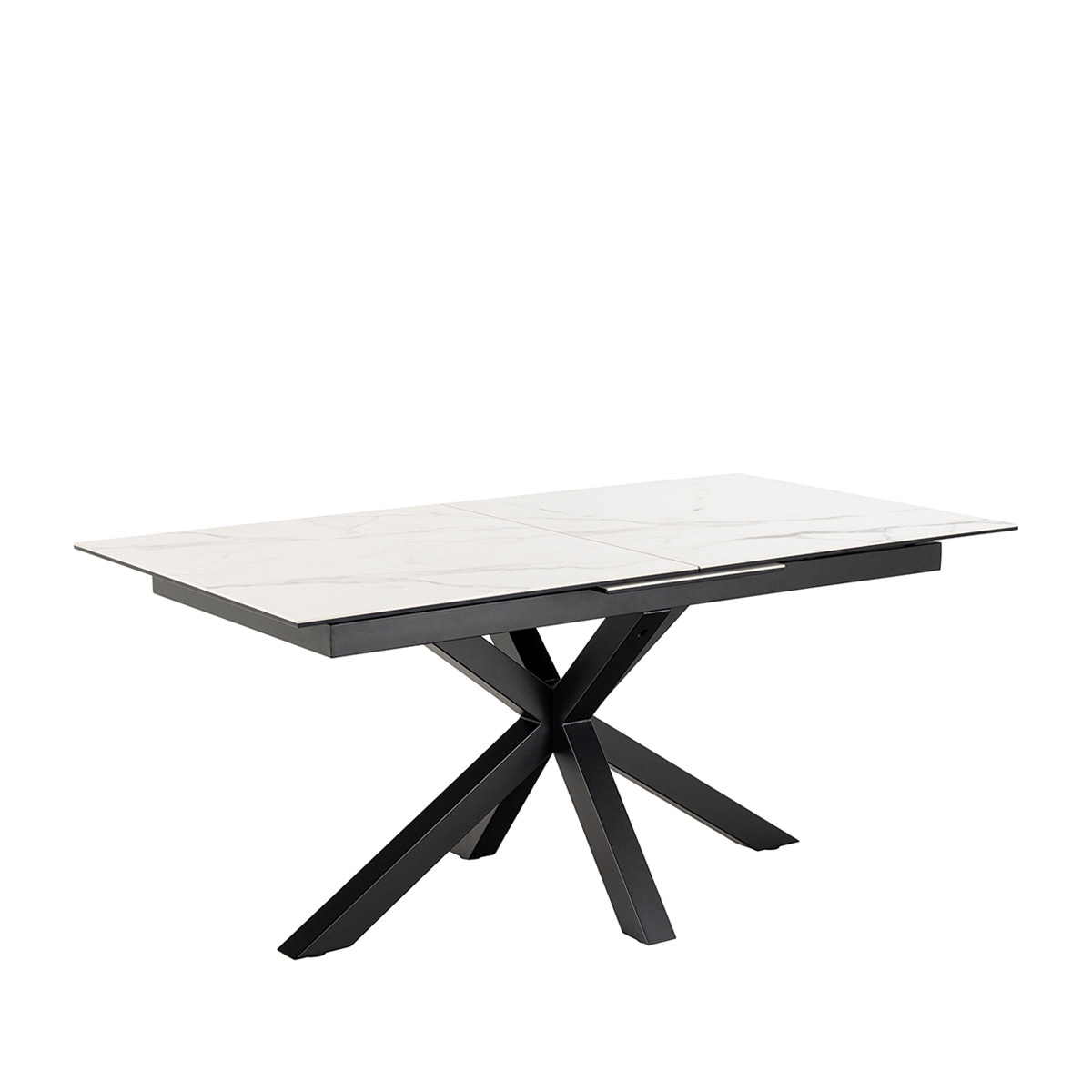 Mesa de Refeições Extensível de Cerâmica Heaven Branco-1