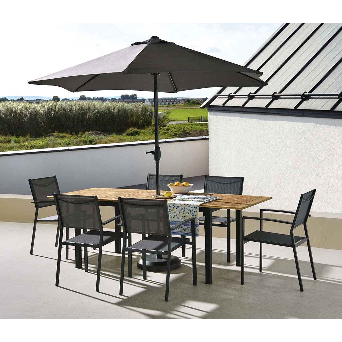 Conjunto de comedor de jardín mesa Cambria y sillón Europa Basics El Corte Inglés 2