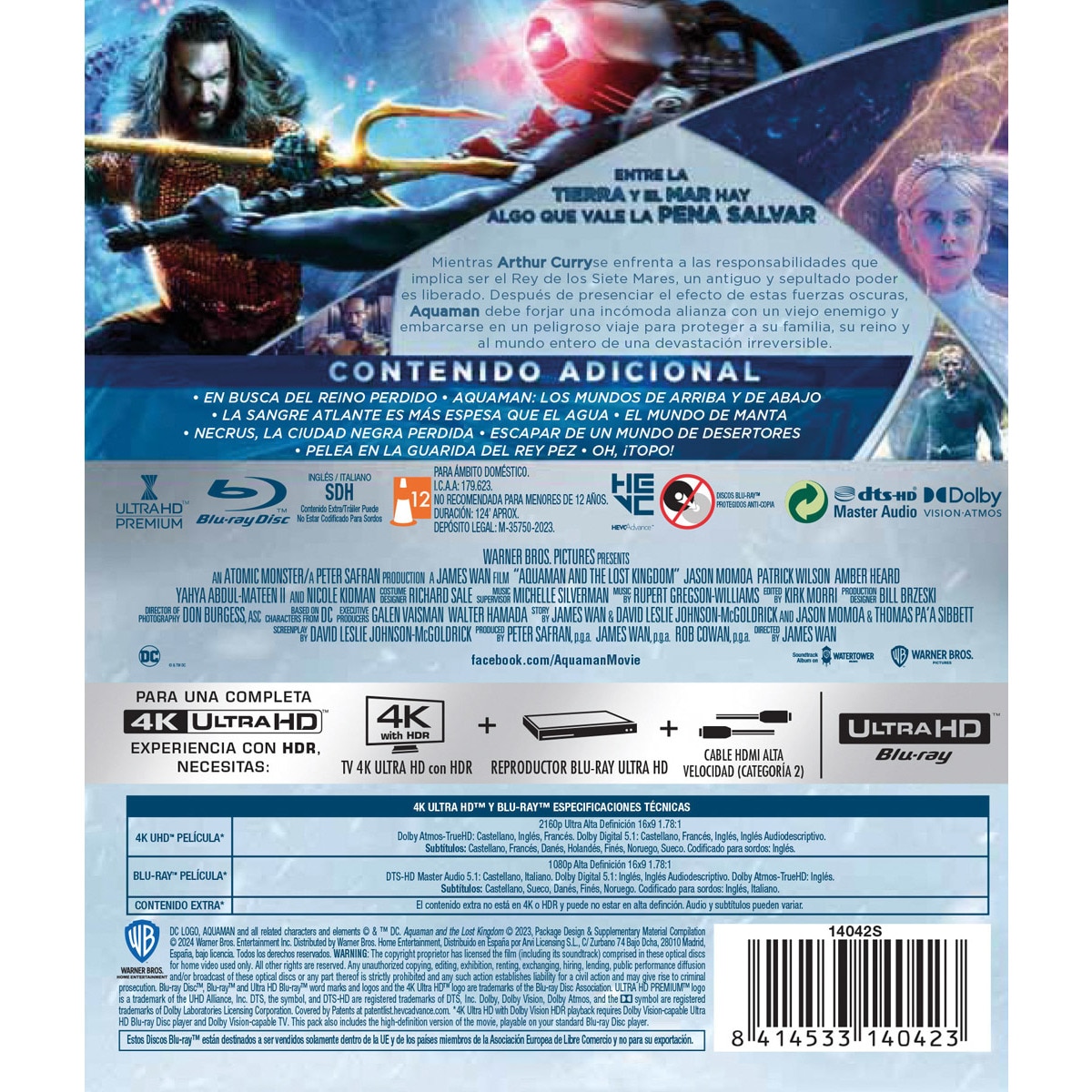 Aquaman y el reino perdido (4H Ultra HD + Blu-Ray) 2