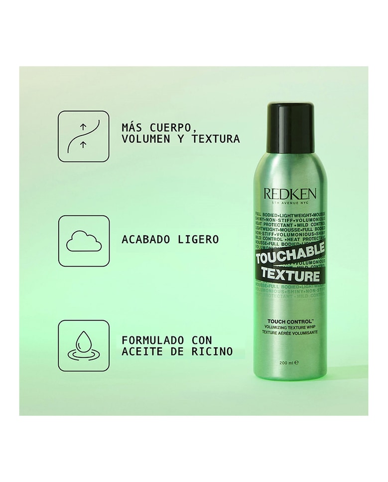 Espuma Touchable Texture Redken 3