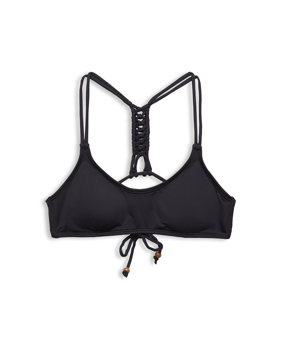 Top Liso sem Aro e com Enchimento Removível Preto-5