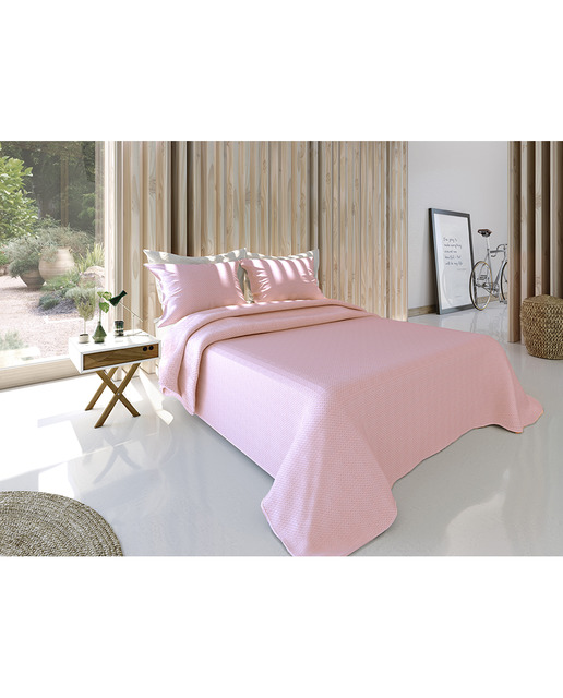 Imagen 0 de Colcha Bouti liso Ibiza rosa