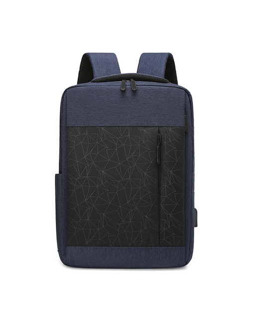 Imagen 0 de Mochila para Laptop con interfaz de carga USB. 30x11x42 cm. Color: Azul