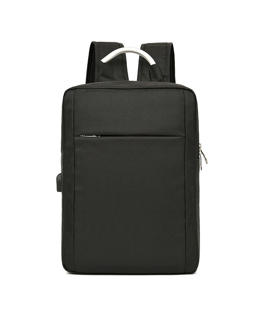 Imagen 0 de Mochila para Laptop con interfaz de carga USB. 30x12x42 cm. Color: Negro.