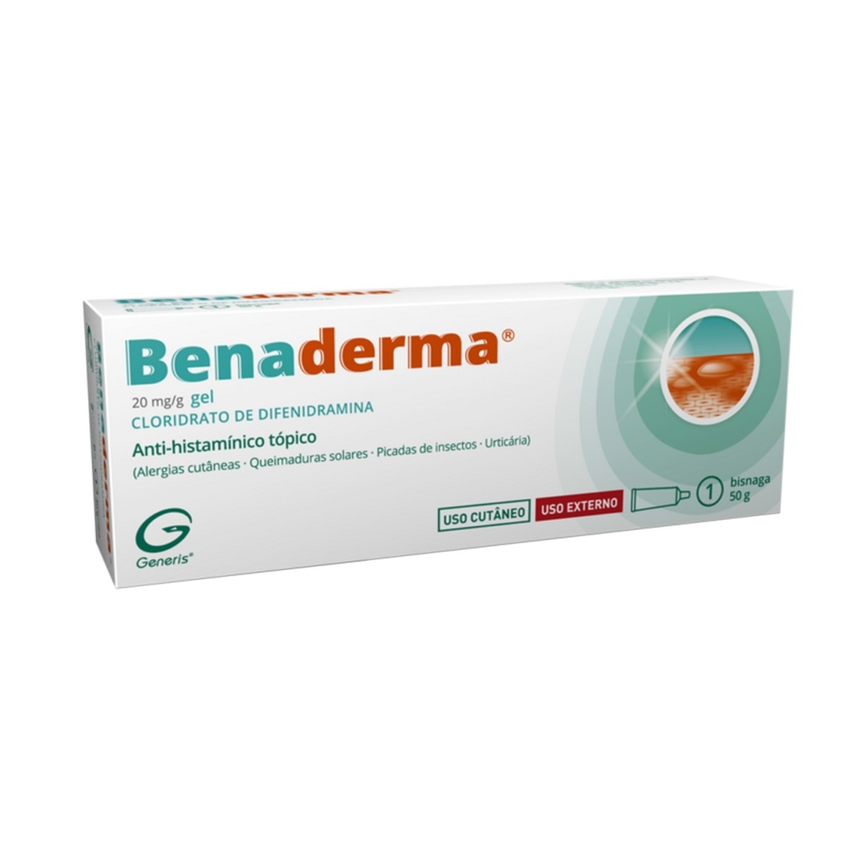 Imagem 0 de Benaderma 20 mg/g Gel - 50 g