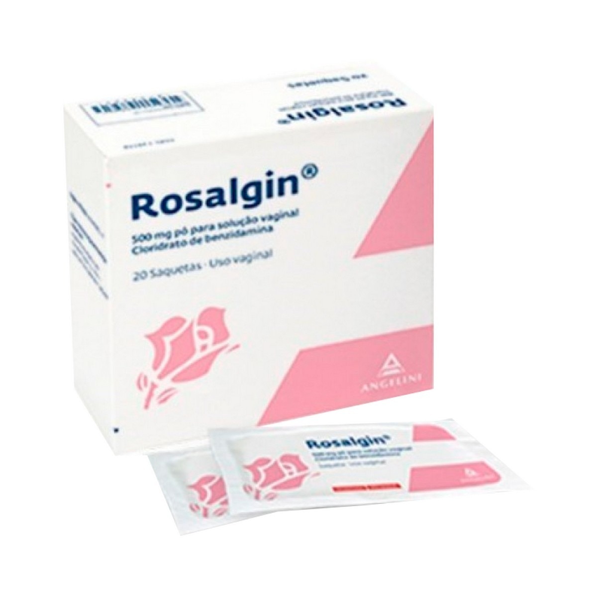 Imagem 0 de Rosalgin 500 mg Pó para Solução Vaginal - 20 Saquetas