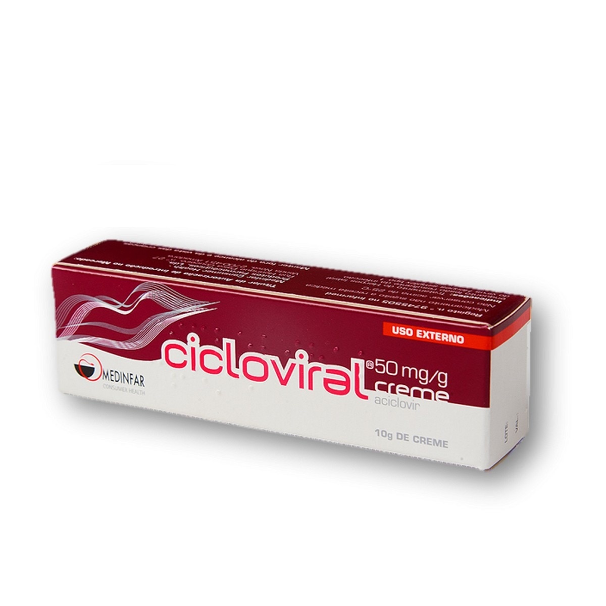 Imagem 0 de Cicloviral 50 mg/g Creme - 10 g