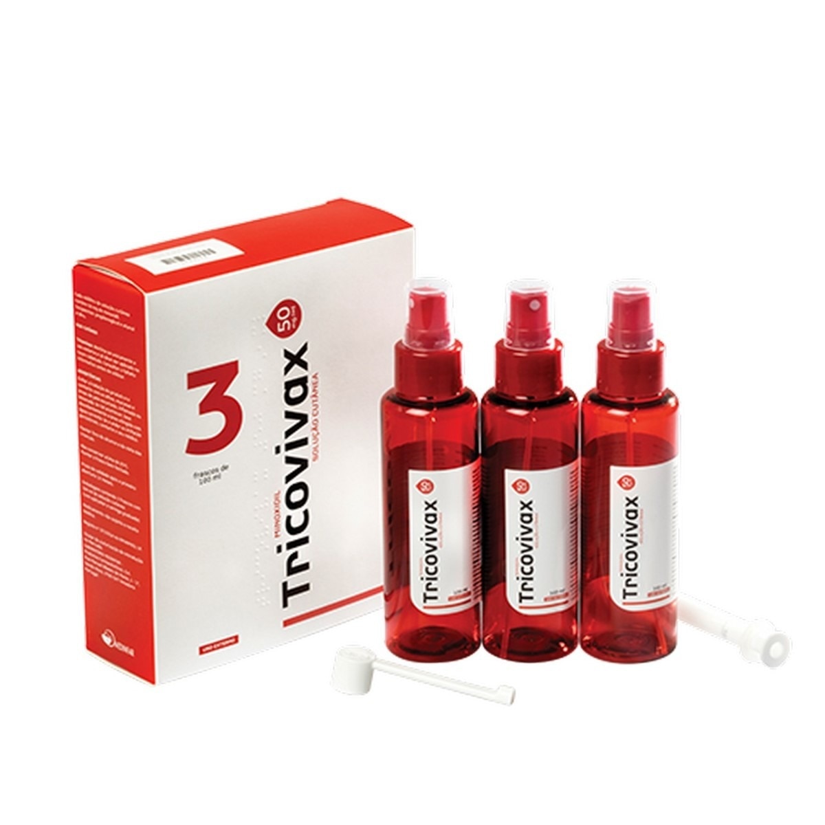 Imagem 0 de Tricovivax 5% 3 Frascos - 3x100 ml