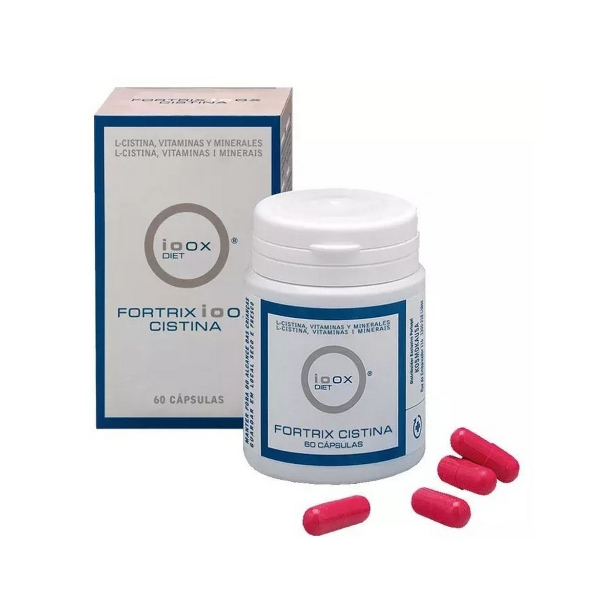 Imagem 0 de Suplemento Alimentar Fortrix Ioox Cístina - 60 Cápsulas