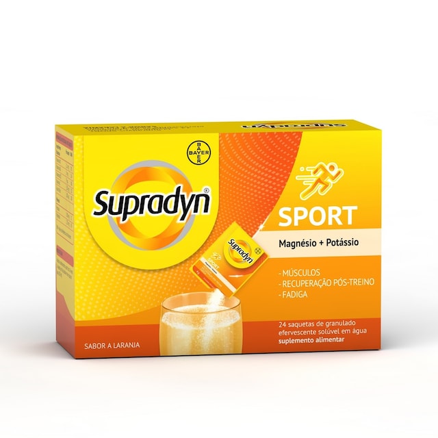 Imagem 0 de Suplemento Alimentar Supradyn Sport Magnesio+Potassásio - 24 Saquetas