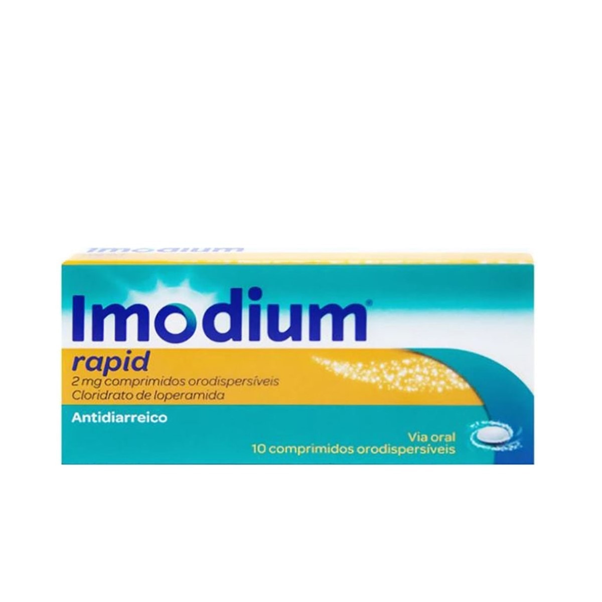 Imodium Rapid 2 mg - 10 Comprimidos  Orodispersíveis 1