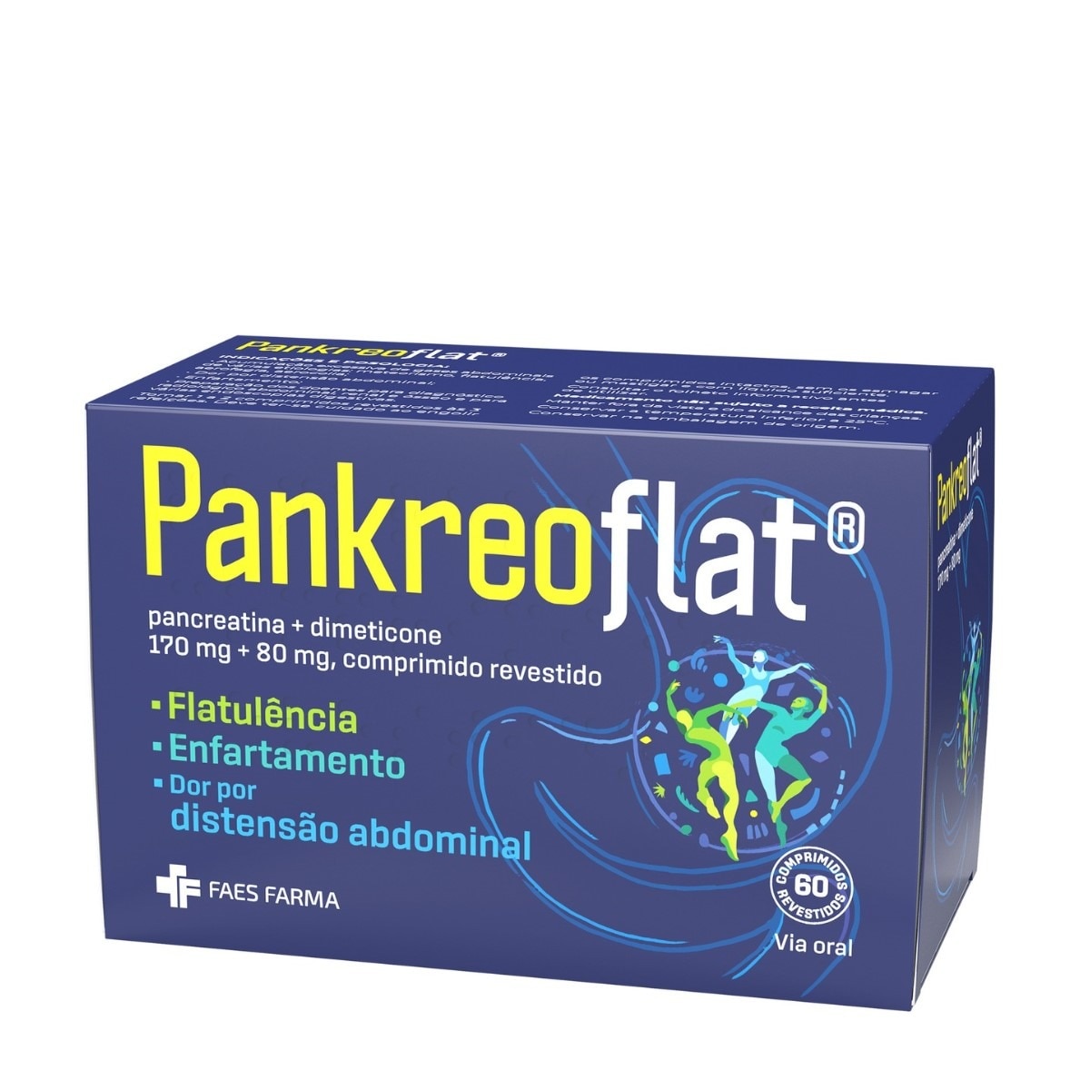Pankreoflat - 60 Comprimidos Revestidos 1
