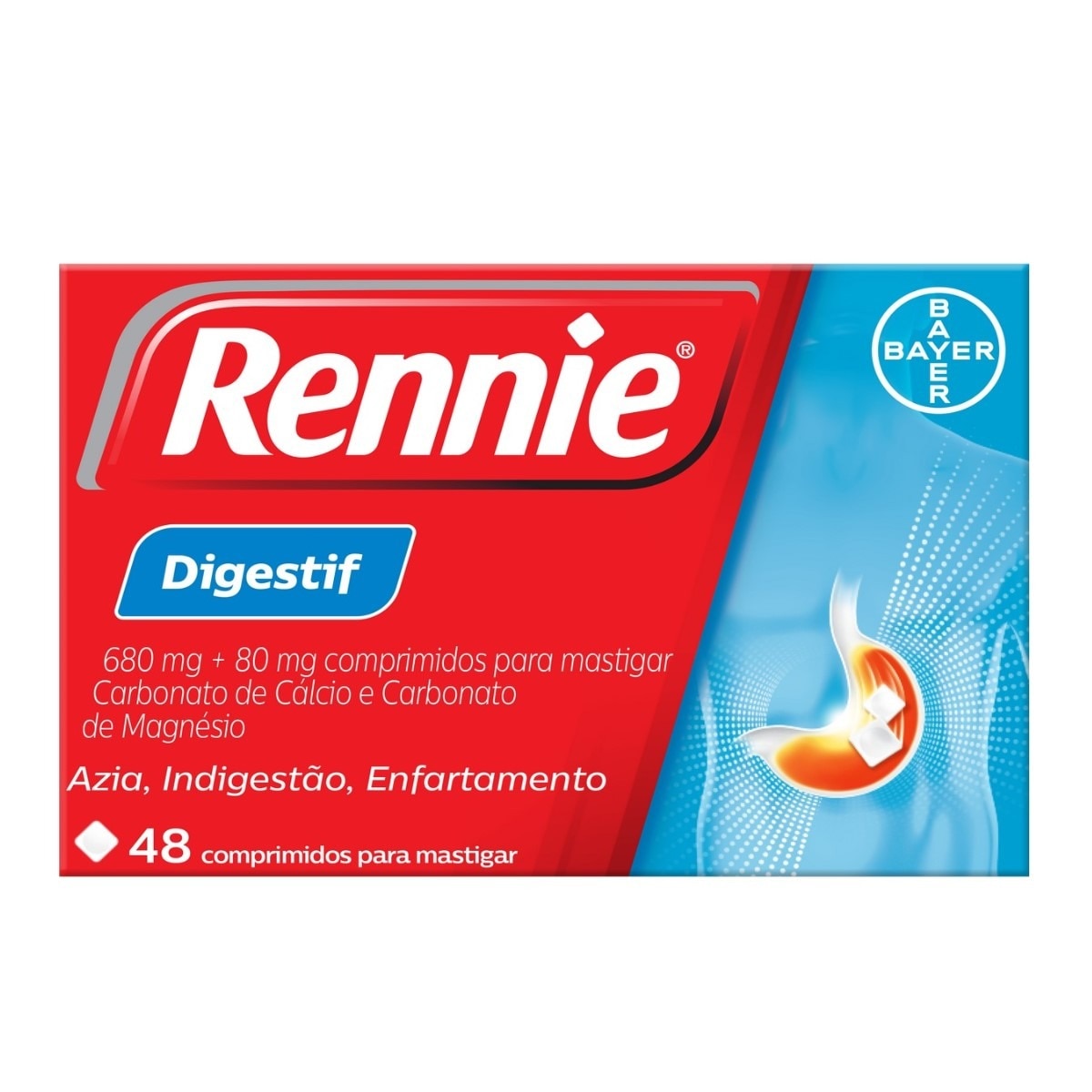 Imagem 0 de Rennie ® Digestif - 48 Comprimidos Mastigáveis