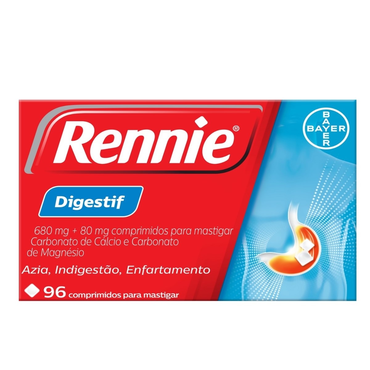 Imagem 0 de Rennie ® Digestif - 96 Comprimidos Mastigáveis