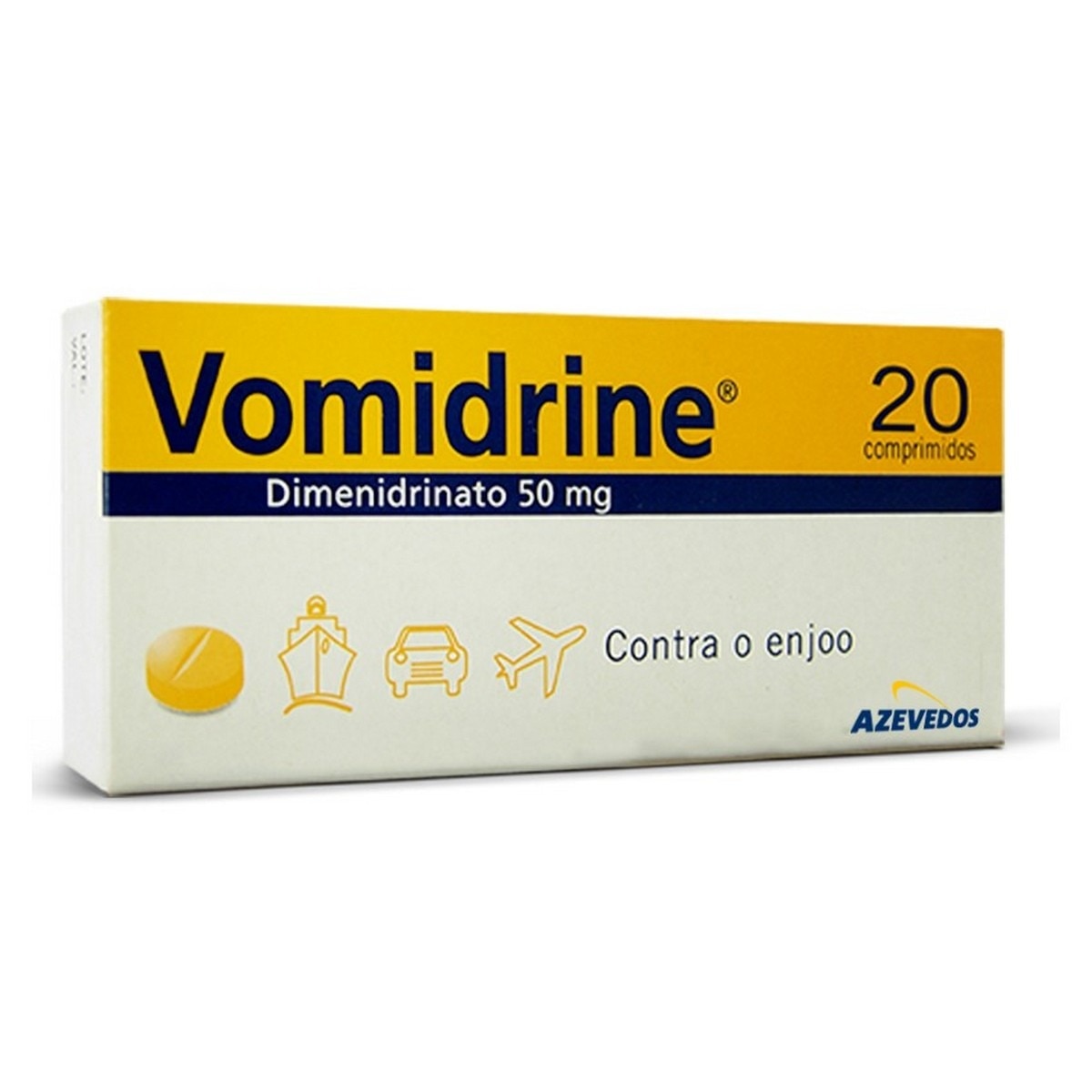 Vomidrine - 20 Comprimidos 1