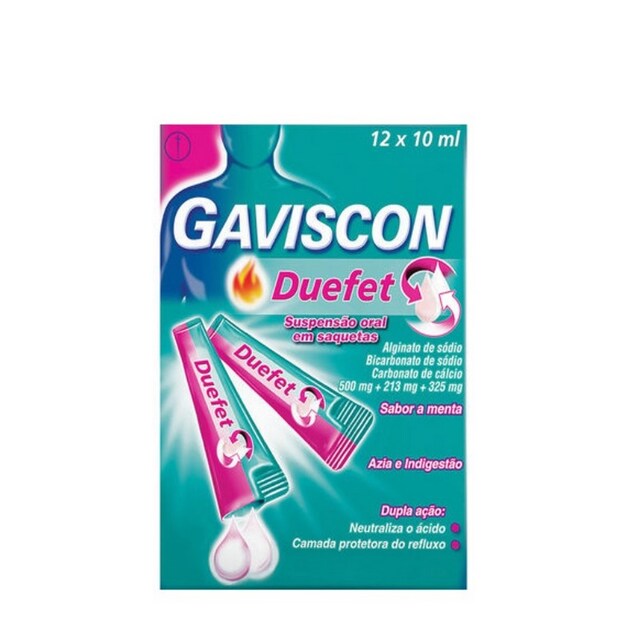 Imagem 0 de Gaviscon Duefet Suspensão Oral - 12 Saquetas