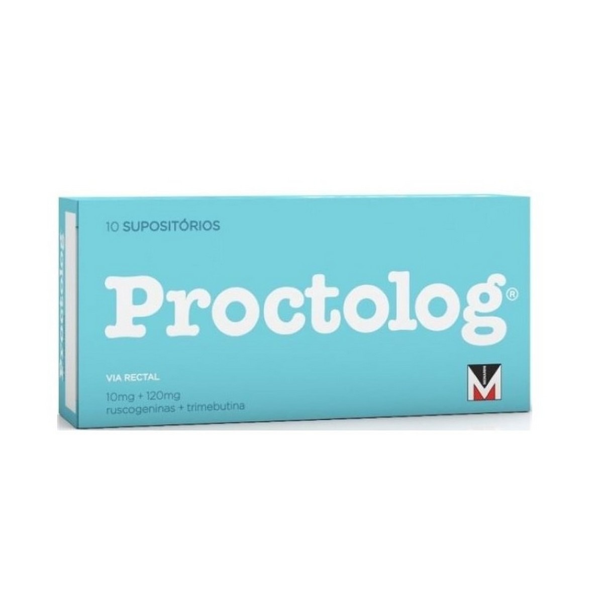 Imagem 0 de Proctolog 10 mg + 120 mg - 10 Supositórios