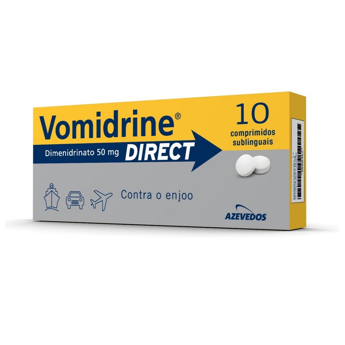Imagem 0 de Vomidrine Direct - 10 Comprimidos Sublinguais