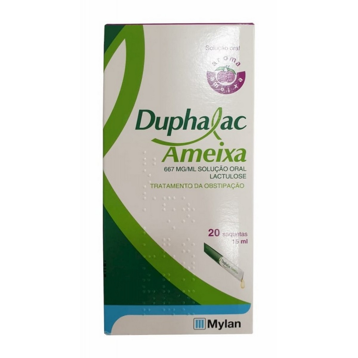 Imagem 0 de Duphalac Ameixa 10 g/15 ml xarope - 20 Saquetas